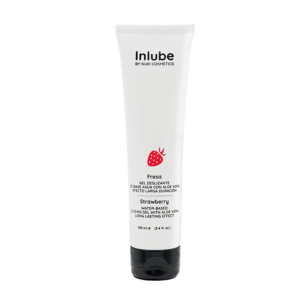 Їстивний лубрикант на водній основі Nuei Inlube Water-Based Sliding Gel, Strawberry, 100 мл
